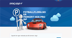 Desktop Screenshot of fotballflora.no